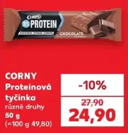 Kaufland Corny proteinová tyčinka nabídka