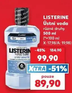 Kaufland Listerine ústní voda nabídka