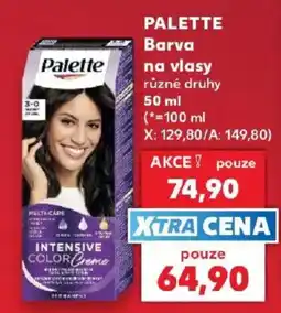 Kaufland Palette barva na vlasy nabídka