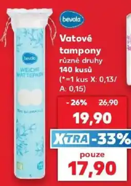 Kaufland bevola vatové tampony nabídka
