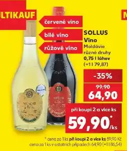 Kaufland Sollus Víno nabídka