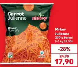 Kaufland eisberg Mrkev Julienne nabídka