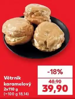 Kaufland Větrník karamelový nabídka