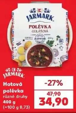 Kaufland Jarmark polévka gulášová nabídka