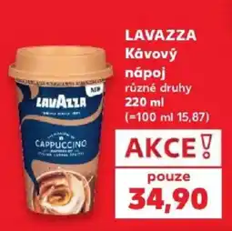 Kaufland Lavazza kávový nápoj nabídka