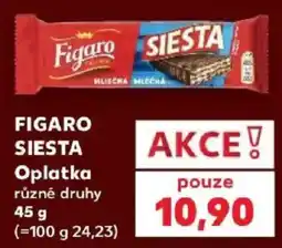 Kaufland Figaro siesta oplatka nabídka