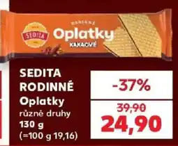 Kaufland Sedita rodinné oplatky nabídka