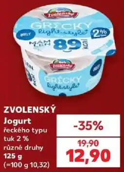 Kaufland Zvolenský jogurt nabídka