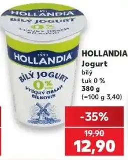 Kaufland Hollandia bílý jogurt nabídka