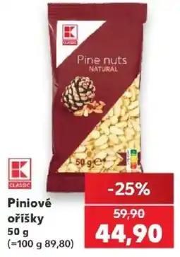 Kaufland K Classic piniové oříšky nabídka