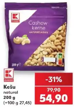 Kaufland K-Classic Kešu natural nabídka