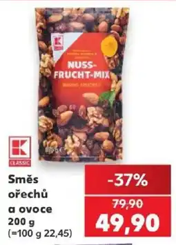 Kaufland K Classic směs ořechů a ovoce nabídka