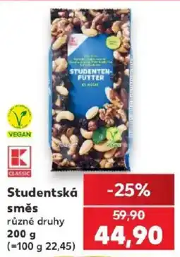 Kaufland K-Classic studentská směs nabídka