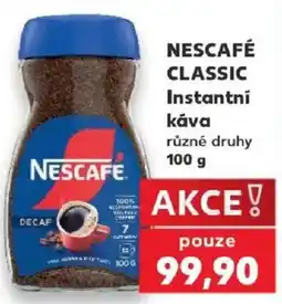 Kaufland Nescafe classic instantni kava nabídka