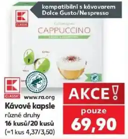 Kaufland K-Classic cappuccino nabídka