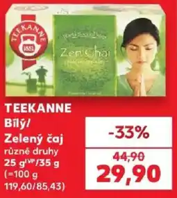 Kaufland Teekanne bílý/zelený čaj nabídka