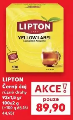 Kaufland Lipton černý čaj nabídka