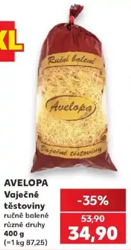Kaufland Avelopa vajecne testoviny nabídka