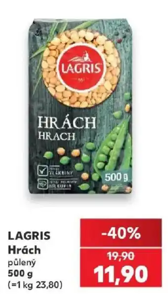 Kaufland Lagris hrách půlený nabídka