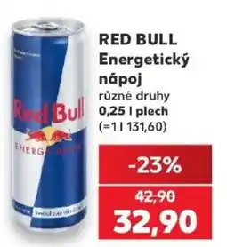 Kaufland Red Bull Energetický nápoj nabídka
