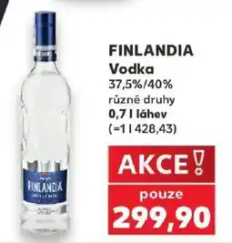 Kaufland Finlandia Vodka nabídka