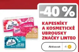 Kaufland Kapesníky a kosmetické ubrousky značky Linteo nabídka