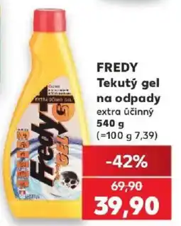 Kaufland Fredy tekutý gel na odpady nabídka