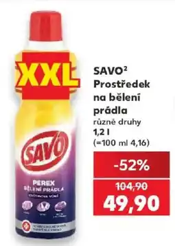 Kaufland Savo perex bělení prádla nabídka