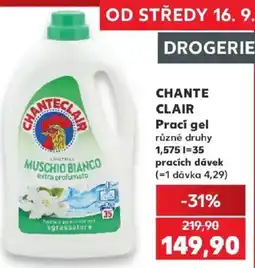Kaufland Chanteclair prací gel nabídka