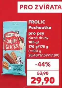 Kaufland Frolic pochoutka pro psy nabídka