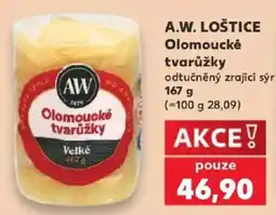 Kaufland A.W. Loštice Olomoucké tvarůžky nabídka