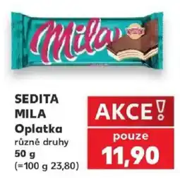 Kaufland Sedita mila oplatka nabídka
