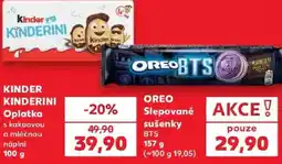 Kaufland Oreo slepované sušenky bts nabídka
