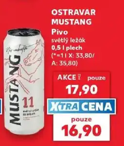 Kaufland Mustang světlý ležák nabídka