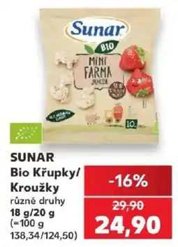 Kaufland Sunar Bio Křupky/Kroužky nabídka