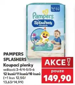 Kaufland Pampers splashers nabídka