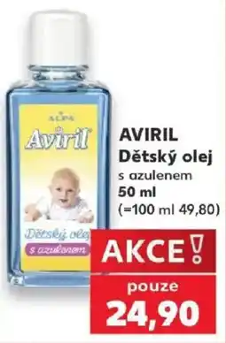 Kaufland Aviril dětský olej s azulenem nabídka