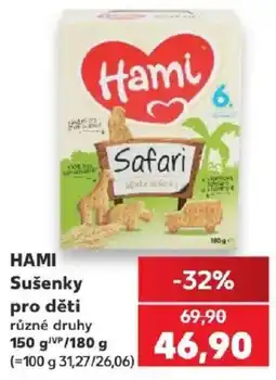 Kaufland Hami Sušenky pro děti nabídka
