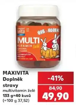 Kaufland Maxivita doplněk stravy multivitamin želé nabídka