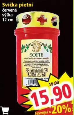 Norma Sofie pietní svíčka nabídka