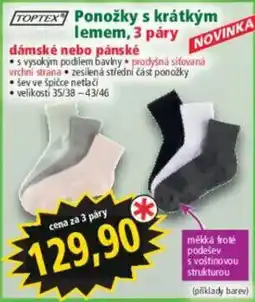 Norma TopTex ponožky s krátkým lemem nabídka