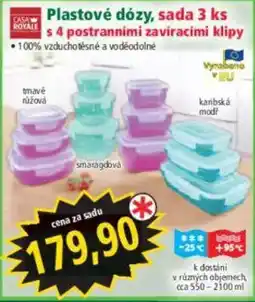 Norma Casa Royale plastové dózy nabídka