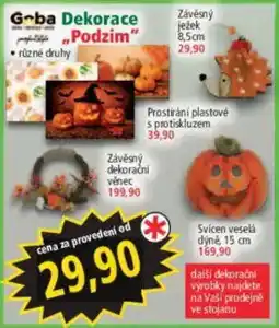 Norma Goba Dekorace Podzim nabídka