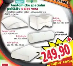 Norma Aloe Vera anatomické speciální polštáře nabídka