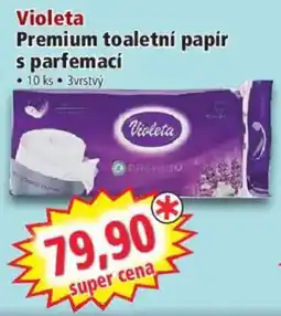 Norma Violeta premium toaletní papír s parfemací nabídka