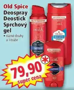 Norma Old Spice Deospray Deostick Sprchový gel nabídka