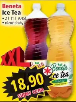 Norma Beneta Ice Tea nabídka