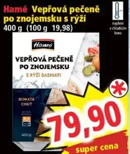 Norma Hame vepřová pečeně po znojemsku s rýží basmati nabídka