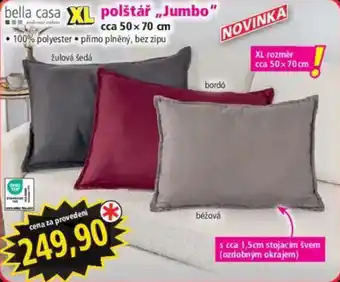 Bella casa polštář „Jumbo“