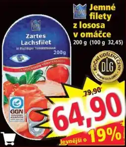 Norma Fiore jemné filety z lososa v omáčce nabídka